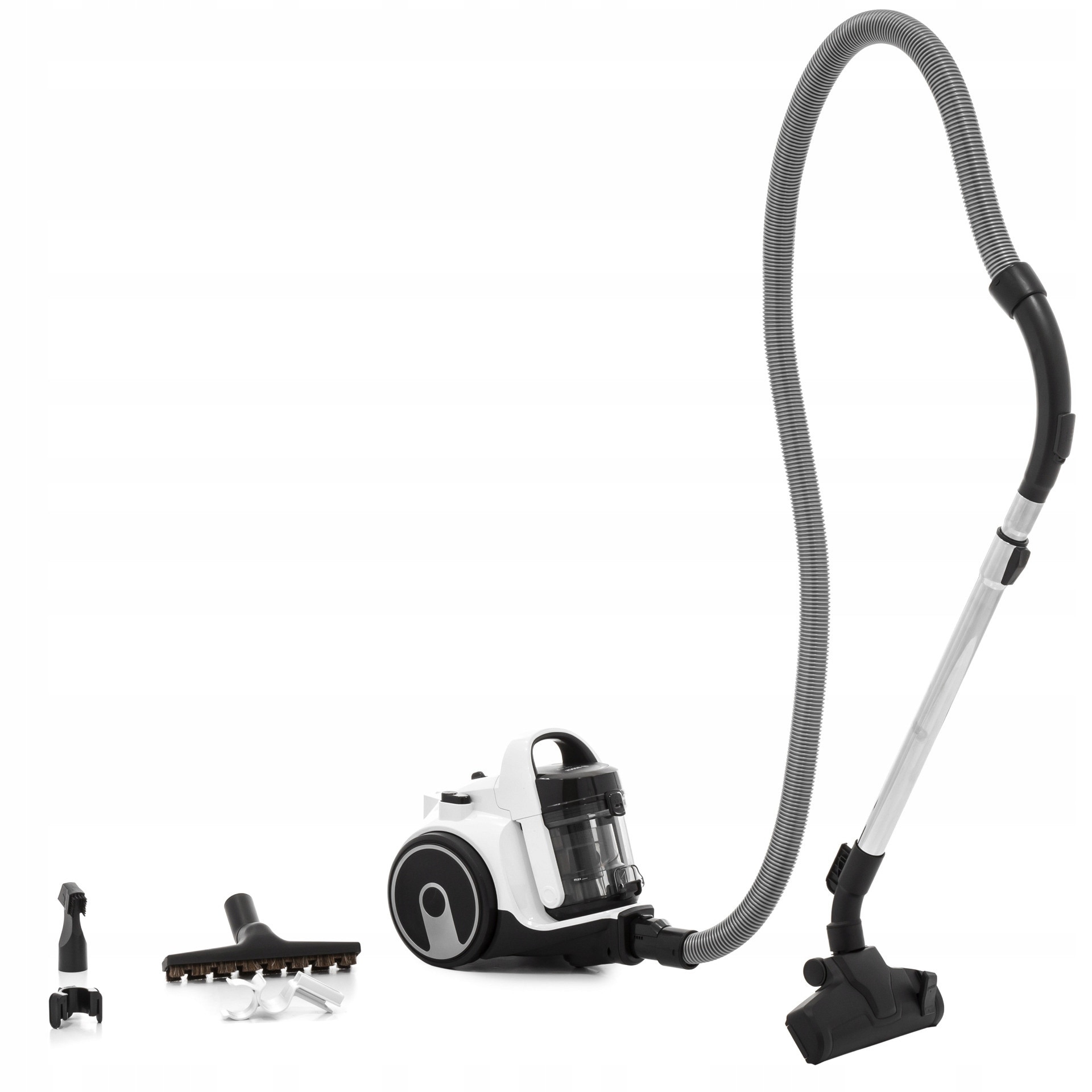 Aspirator fara sac Bosch BGS05A322, HEPA H12, 700W, alb-negru, 1.5l