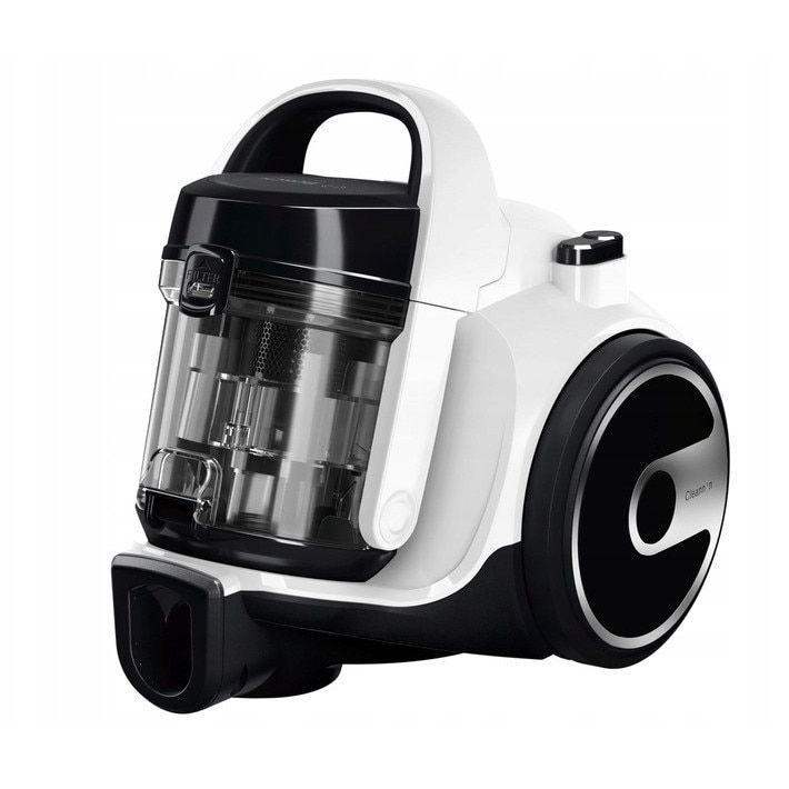 Aspirator fara sac Bosch BGS05A322, HEPA H12, 700W, alb-negru, 1.5l