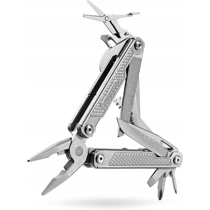 Pantent multifunctional, Swiss Tech 17 in 1, otel inoxidabil