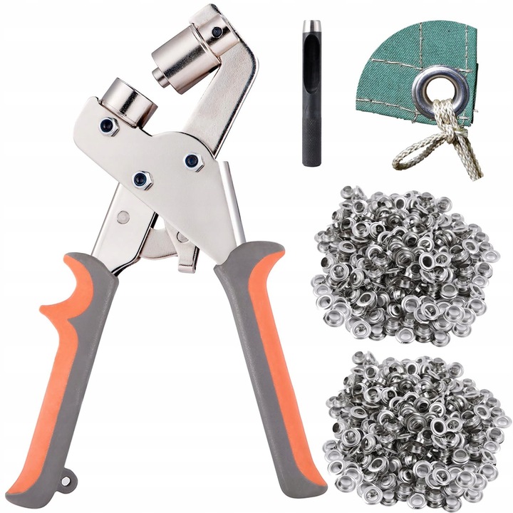 Set unelte pentru montaj cu 500 prajini si suporturi, 10mm, Inox, ergonomic