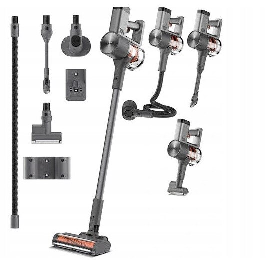 Aspirator vertical Xiaomi G20 Max, set complet, putere de 180 AW, capacitate 600 ml, gri