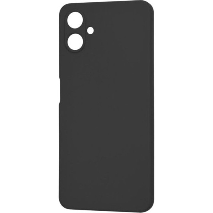 Husa telefon Senso Liquid pentru Samsung A06 5G, neagra, silicon, protectie impotriva zgarieturilor