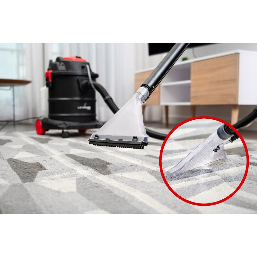 Aspirator spalator Lehmann UltraWash, set 6 duze, 2000W, 3L detergent, 20L apa, 38x33x49cm, negru