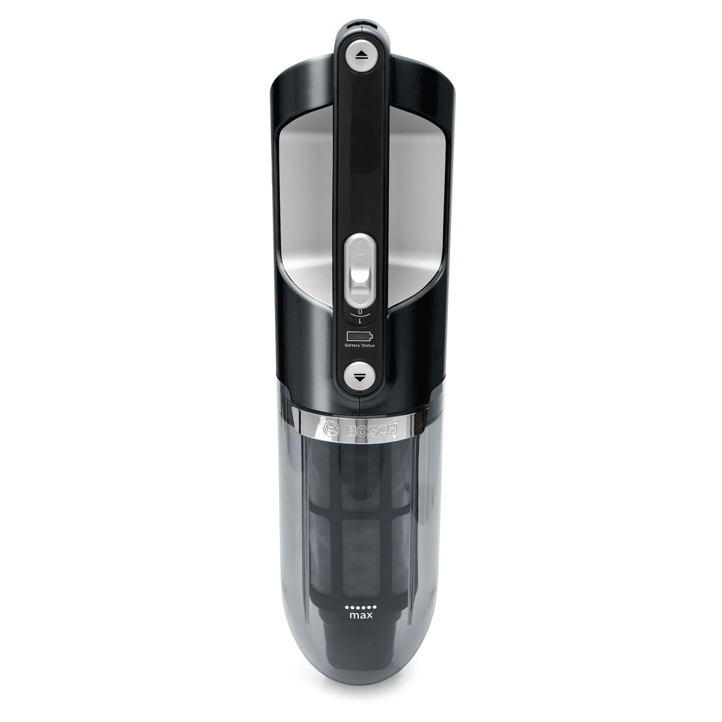 Aspirator vertical fără fir 2 în 1, Bosch, perie electrică, 50 min autonomie, negru, 1150x265x180 mm