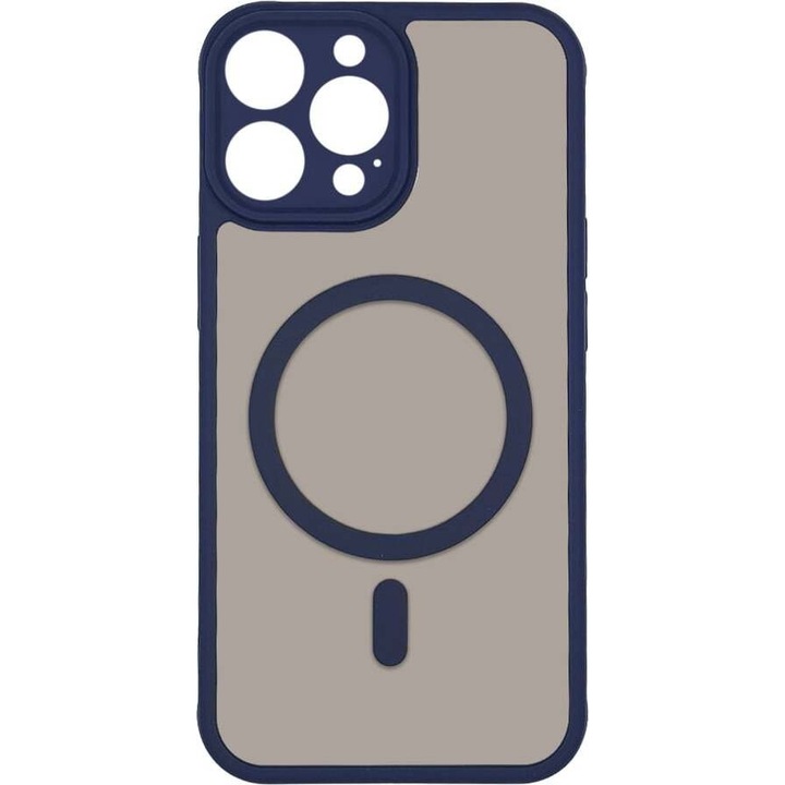 Husa telefon Sonique MagMatte Pro, protectie avansata, material PC, culoare albastru inchis, pentru Apple iPhone 14 Pro Max