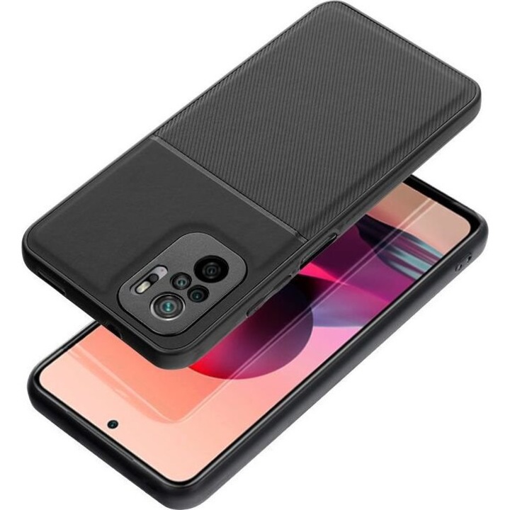 Husa telefon Xiaomi Redmi A5, protectie din poliuretan si policarbonat, design original, neagra, 171,7x77,8x8,26cm