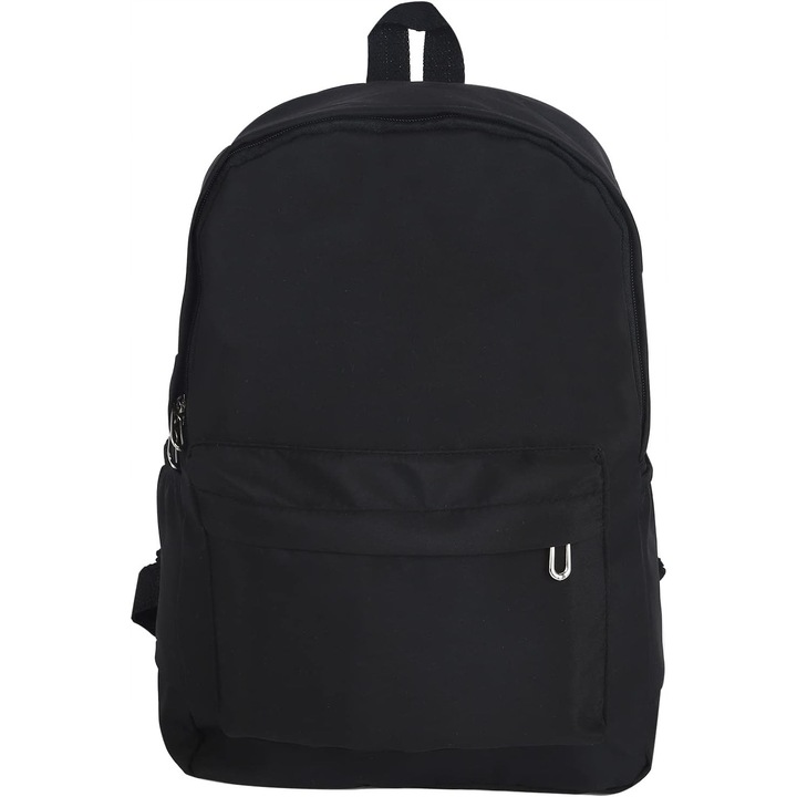 Ghiozdan mare, negru, impermeabil, pentru scoala, capacitate 25 L, dimensiune A4