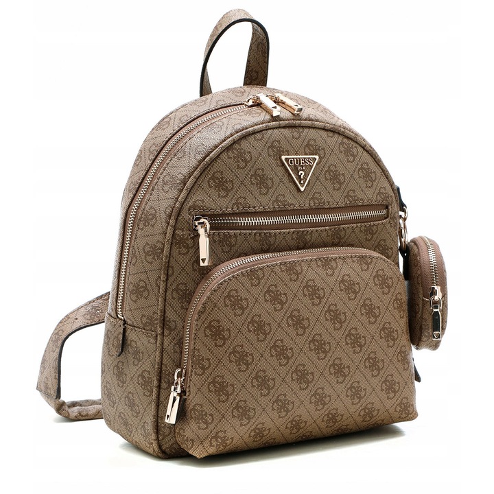 Rucsac GUESS Power Play Tech Latte, 24x30x10cm, 830g, 1 compartiment, 2 bretele ajustabile