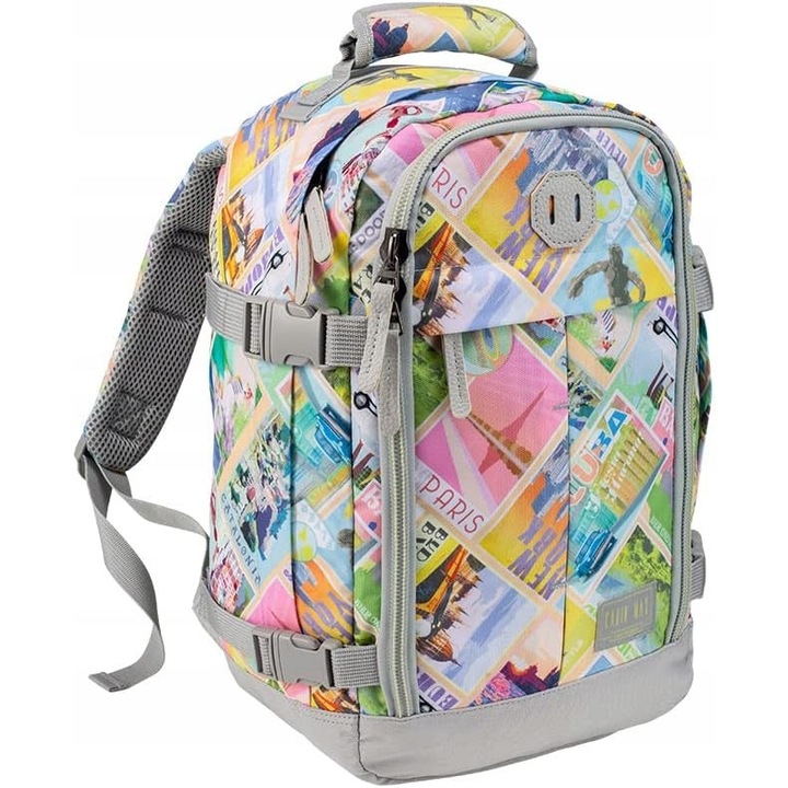 Rucsac de calatorie, 40x20x25cm, 20L, material impermeabil, set de accesorii, pentru avion