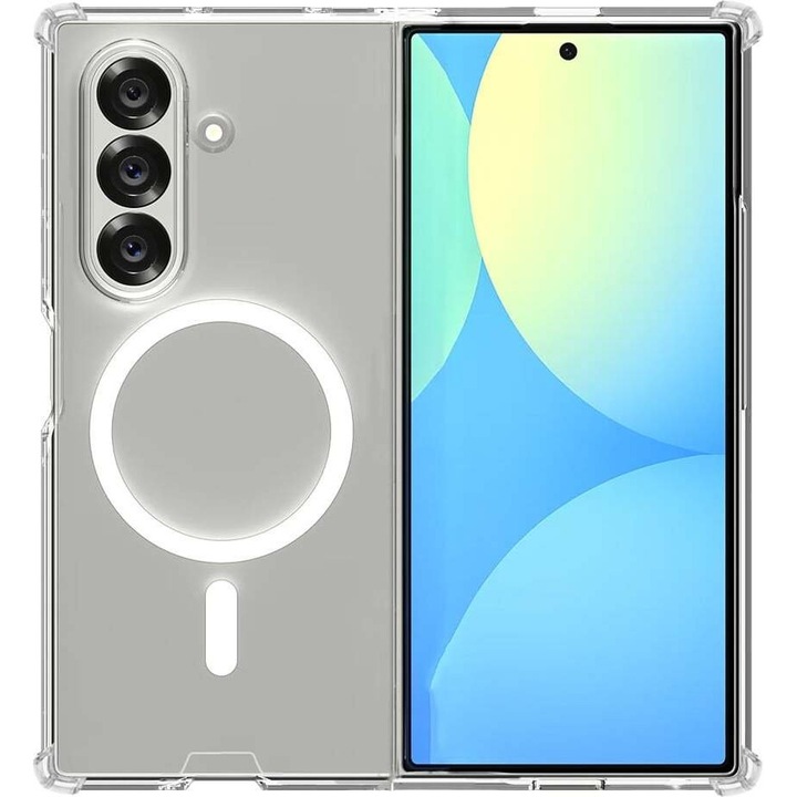 Sonique Theke MagCase pentru Samsung Galaxy Z Fold 7, Diaphan, Plastic, MagSafe