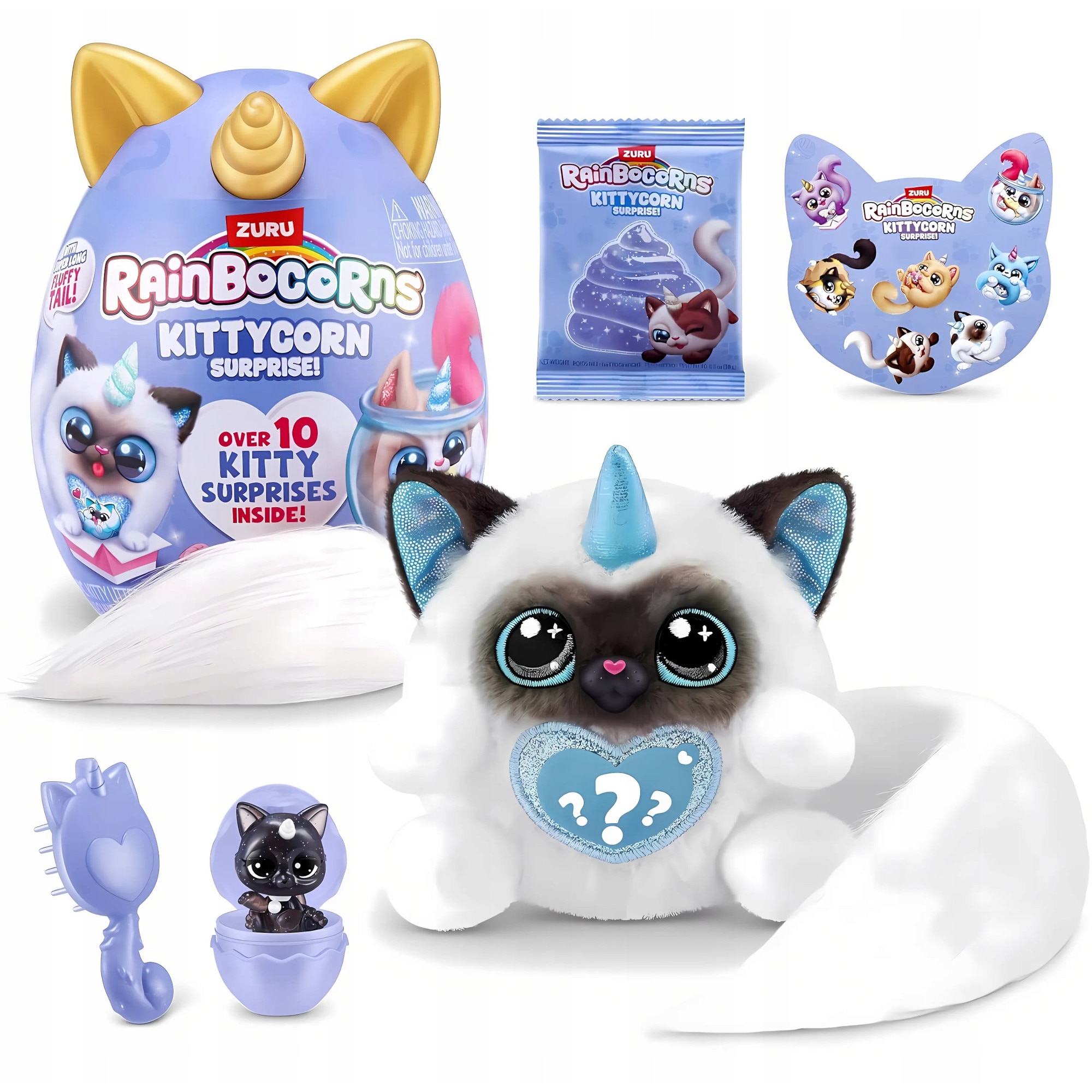 Set 24 Jucarii de Plus Zuru Coco Surprise, Animale Fantastice