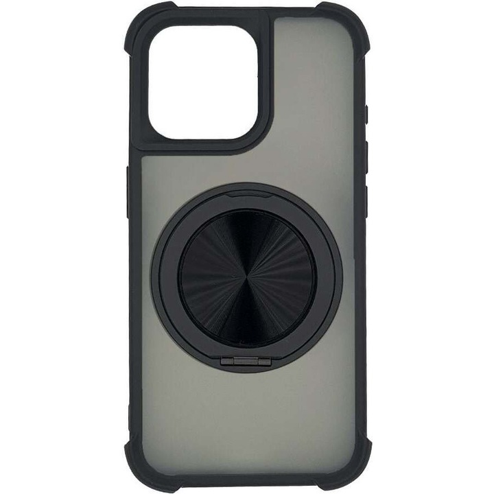 Husa telefon Sonique MagMatte Ring, protectie impotriva caderilor, design ergonomic, negru, pentru Apple iPhone 13 Pro