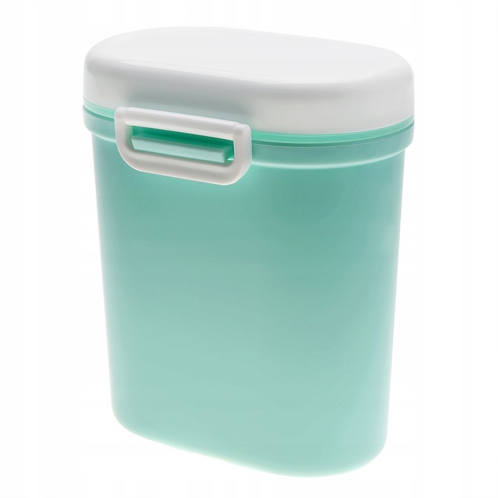 Dozator lapte praf, verde, dimensiune mare, material PP, design compact