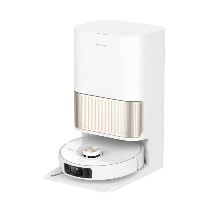 Робот за почистване DREAME L40 Ultra, бял, функция за моп, капацитет 0.3л, пълен комплект