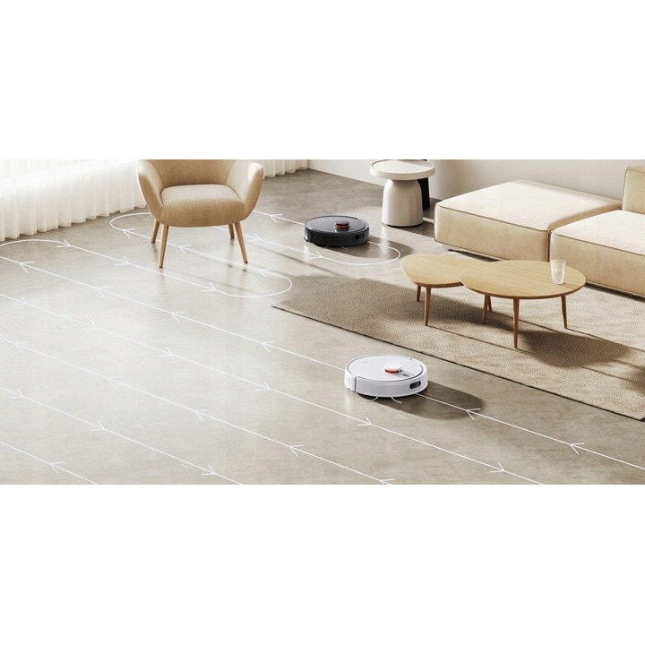 Aspirator robot Xiaomi, model Vacuum, mopare, negru, 32,5cm