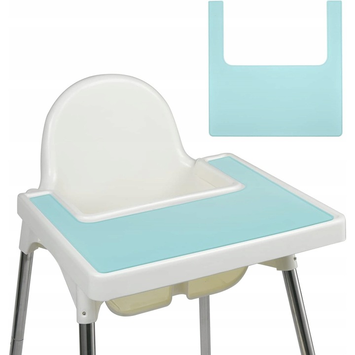 Antilop etetőszék szilikon alátét, kék, könnyen tisztítható, csúszásmentes