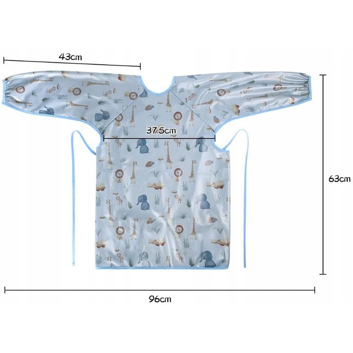 Vicloon babaelőke, ujjas, vízálló, színes, 6-36 hónapos kora babák számára