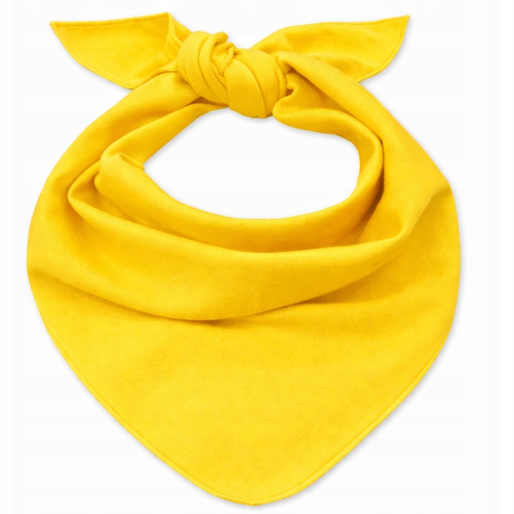 Esarfa Dartomik, 100% bumbac, galben, 78x55cm, pentru nou-nascuti