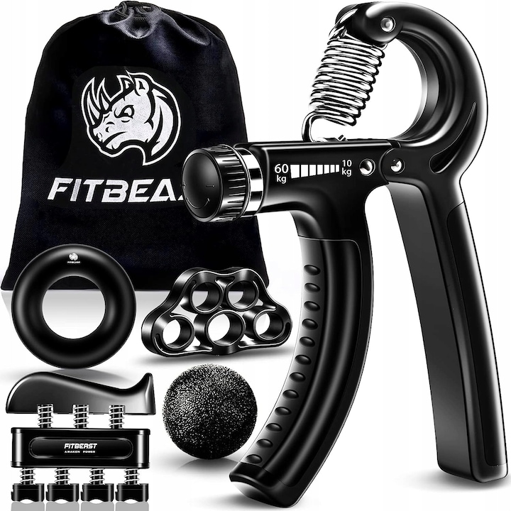 Sciskator FitBeast, set, design ergonomic, antiderapant, multicolor