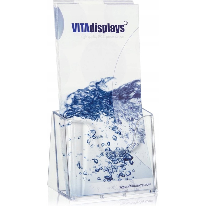 Suport documente, organizer multifunctional, transparent, 10,4x3,2x18,3cm