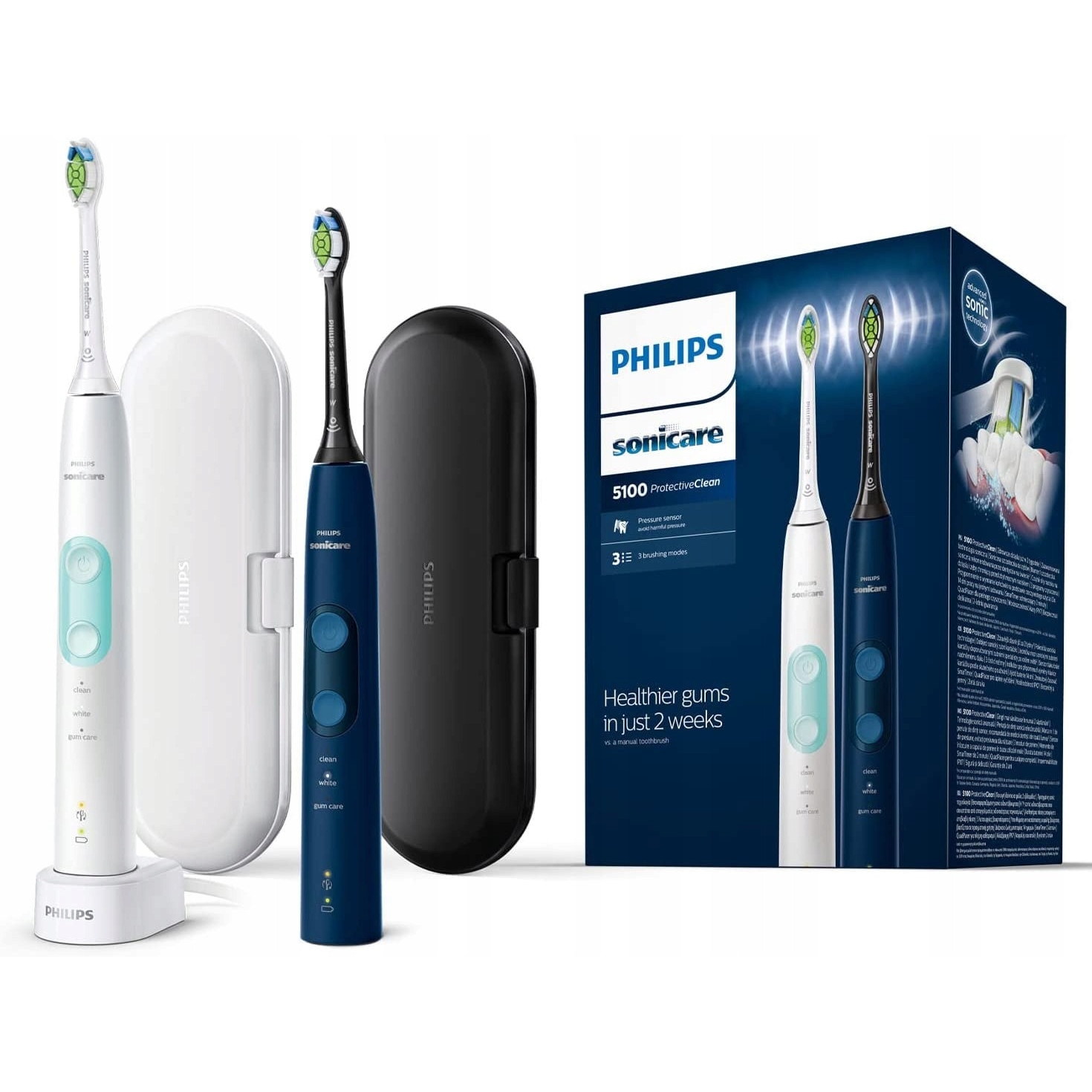 PHILIPS sonicare ProtectiveClean 本体 Periute de dinti electrice Philips Sonicare ProtectiveClean 5100