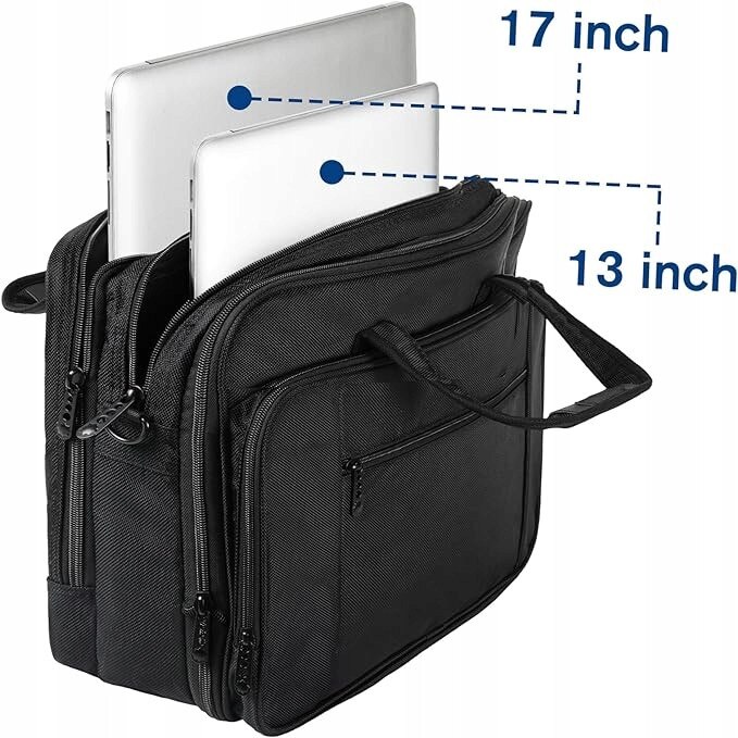 Torba laptop 17", Mancro, waterproof, extensibila, 43x18x32cm