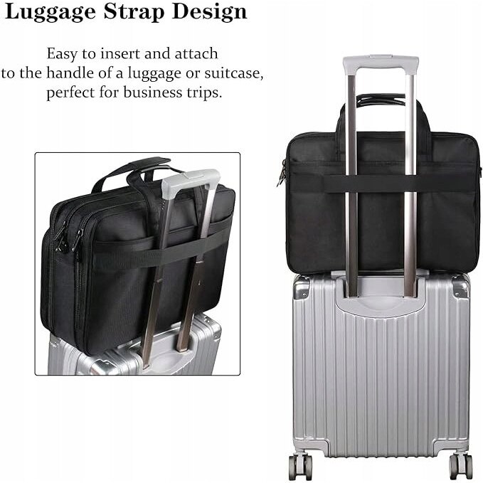 Torba laptop 17", Mancro, waterproof, extensibila, 43x18x32cm
