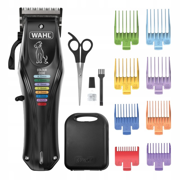 Wahl Color Pro vezeték nélküli kisállatvágó, változtatható vágási hossz 0,8-1,8 mm, fekete