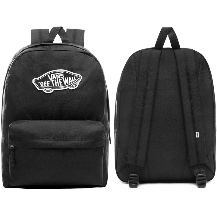 Vans Old Skool Classic iskolatáska, fekete, laptoprekesz, 26 liter