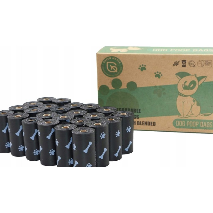 Set accesorii litiere, 360 buc, biodegradabile, compostabile