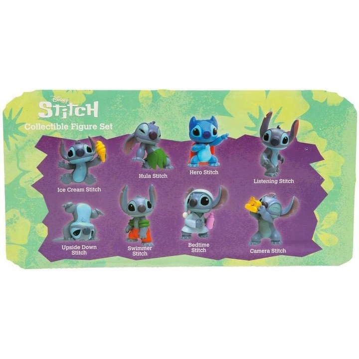 Set 8 figurine colectionabile, diverse pozitii si accesorii, 5cm, pentru copii 3+