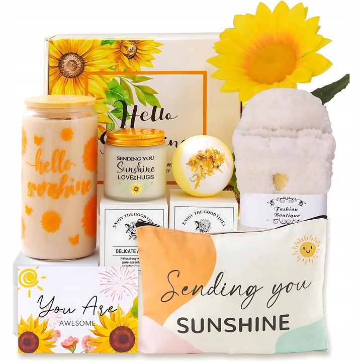 Set cosmetice pentru femei, Hello Sunshine, 500ml, multicolor