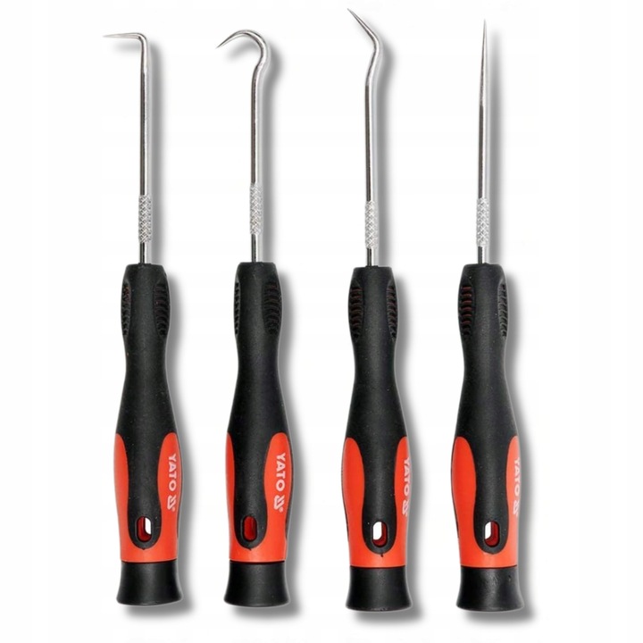 Set de unelte Yato, compact, negru-rosu, 16x1,8x1,8cm, 78g