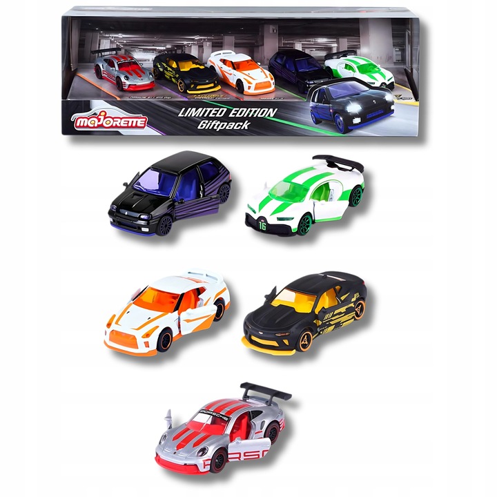 Majorette Limited Edition 10 gyűjtői készlet 5 kisautóval, többszínű, 7,5cm