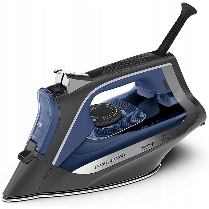 Fier de calcat Rowenta DW4301, 2500 W, abur continuu 40 g/min, abur puternic 140 g/min, otel inoxidabil, set complet