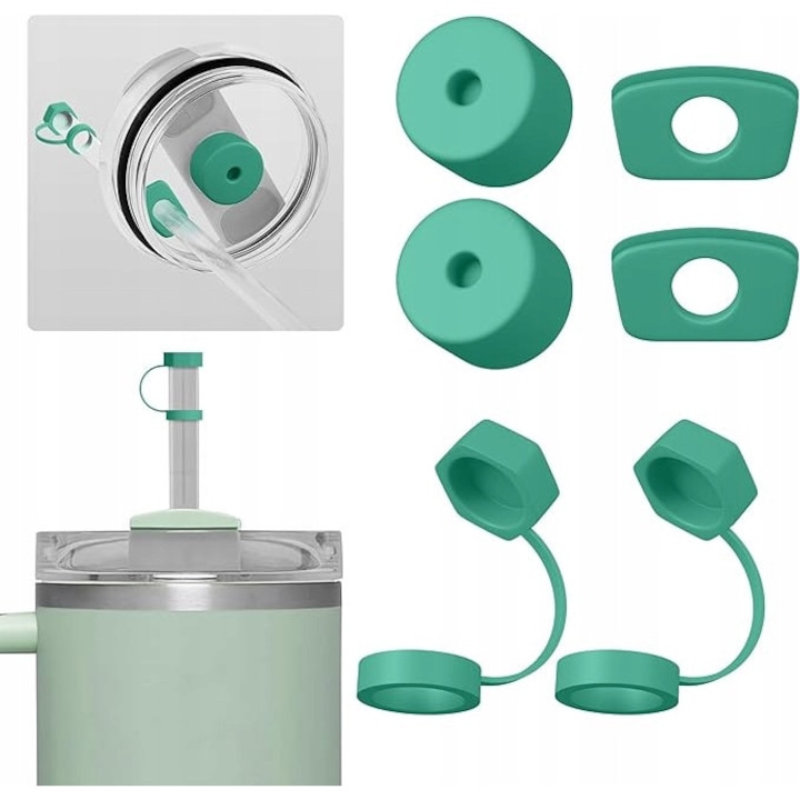 Set accesorii pentru cana termos, Stanley, Verde, 6 buc