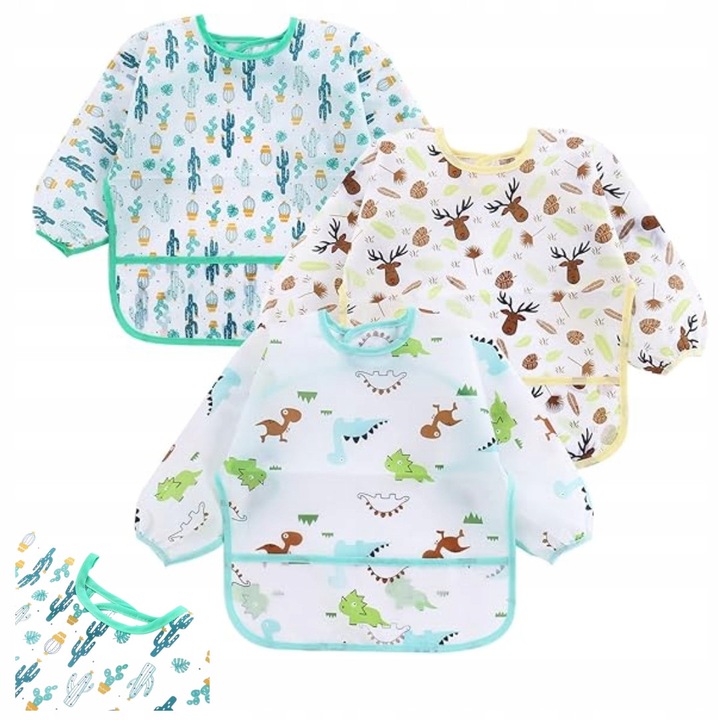 3 darabos partedli szett gyerekeknek ujjakkal, többszínű, 6-24 hónapos korig, egy méret