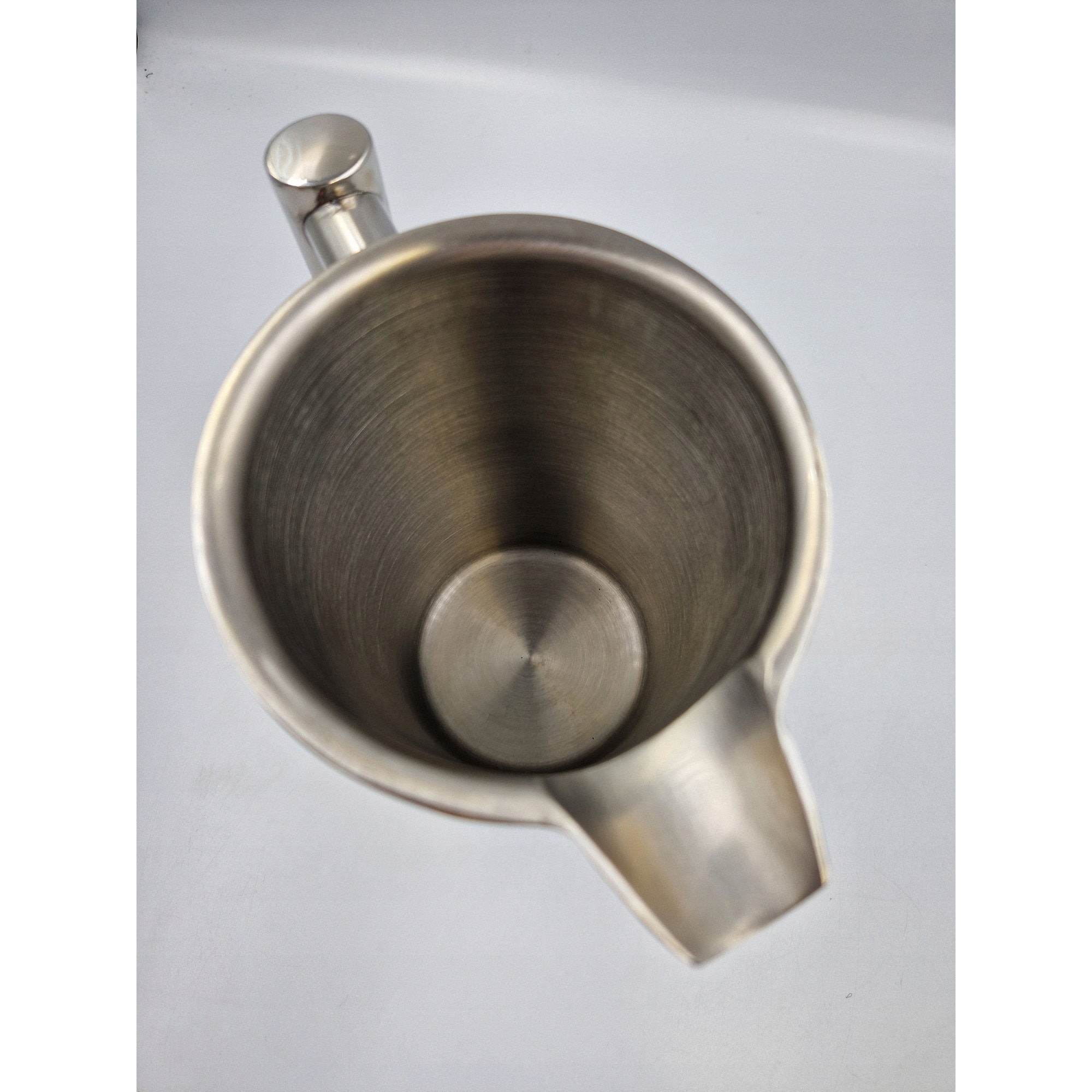 Aparat de cafea Kichly, 1 litru, inox, cu 3 filtre, prindere din sticla rezistenta la temperaturi ridicate