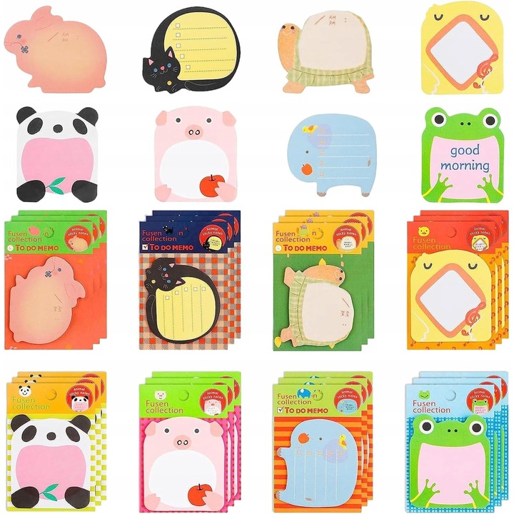 Set 480 bucati etichete autoadezive colorate pentru copii