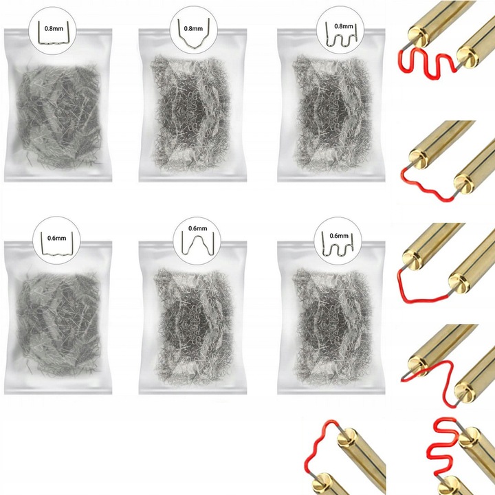 Set 600 capse plastic, 0,6mm si 0,8mm