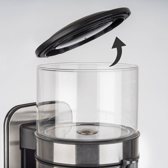Cafetiera Korona, 1,25L, inox, 1800W, 25x19,5x42,5cm