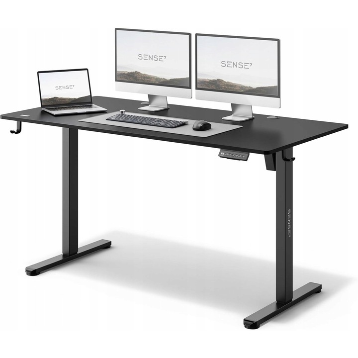 Birou electric reglabil pentru lucru in picioare, 140x70cm