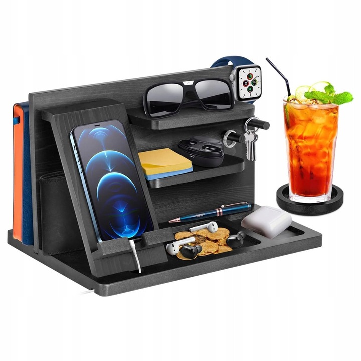 Organizator din lemn pentru accesorii, 30x20x10cm