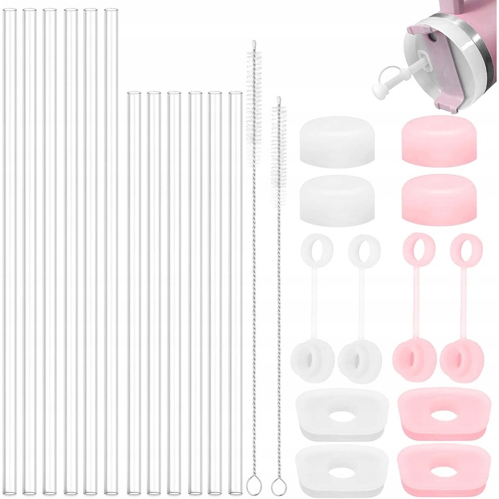 Комплект от 26 броя силиконови капачки, Stanley, за многократна употреба, устойчиви на течове, лесни за почистване