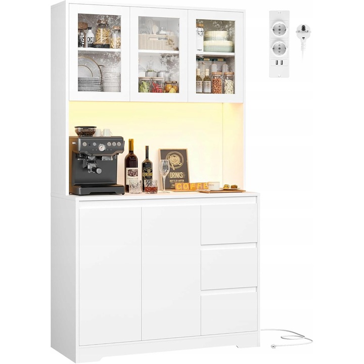 Dulap bufet elegant cu blat, 180x100cm