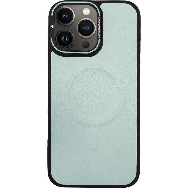 Husa telefon Sonique MagSkin pentru Apple iPhone 13 Pro, protectie, suport, albastru