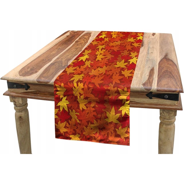 Fete de masa Abakuhaus, bieznik multicolor, 225x40cm, material 100% poliester, utilizare interioara si exterioara