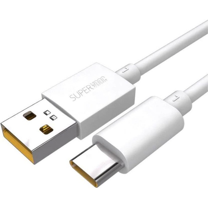 Cablu de date OPPO USB-A la USB-C, 1m, incarcare si transfer date