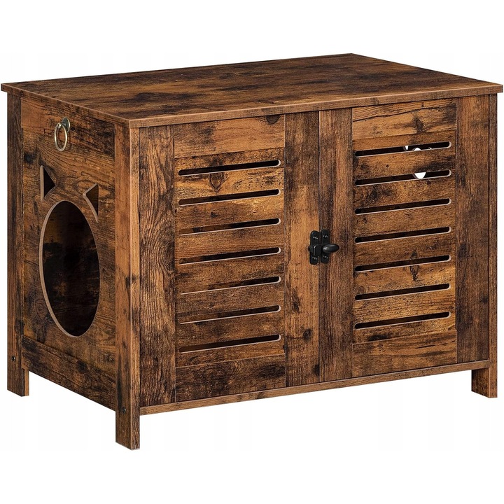 Къщичка за котки, Hoobro винтидж 60x45x50см кафява