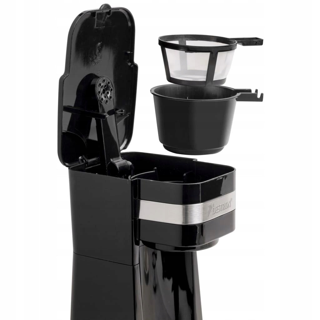 Cafetiere Bestron cu cub de termic 420ml, 750W, compacta, set complet